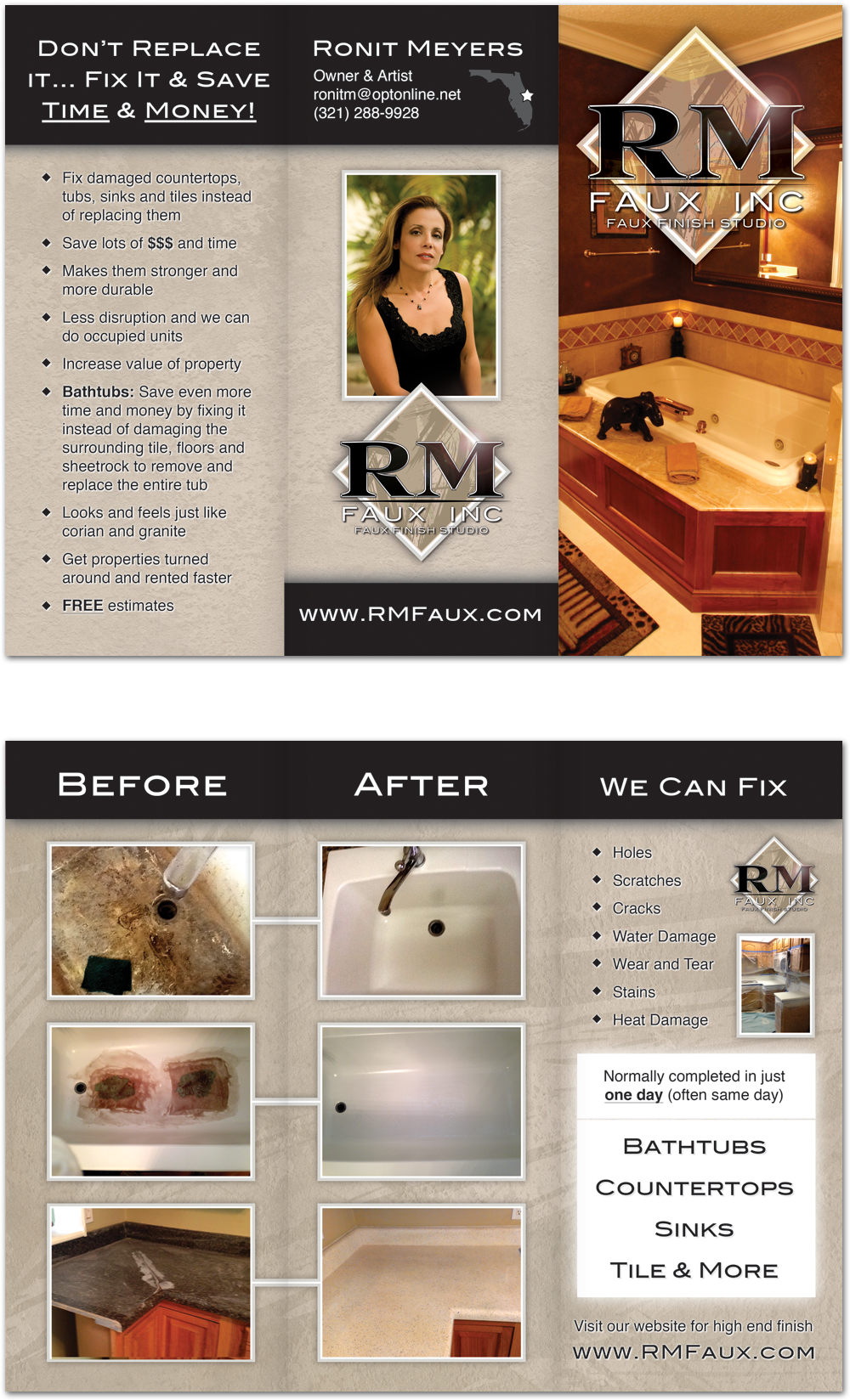 RM Faux Business Flyers Brevard County FL