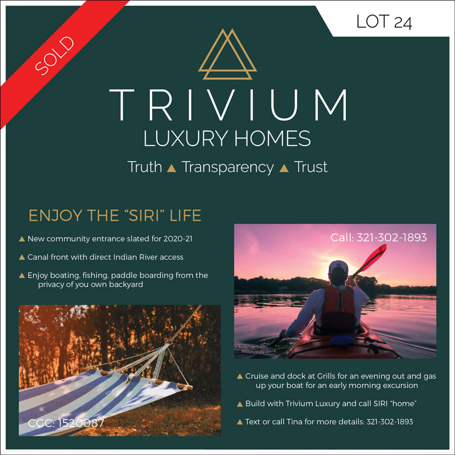 Large Signs: Trivium Luxury Homes 01