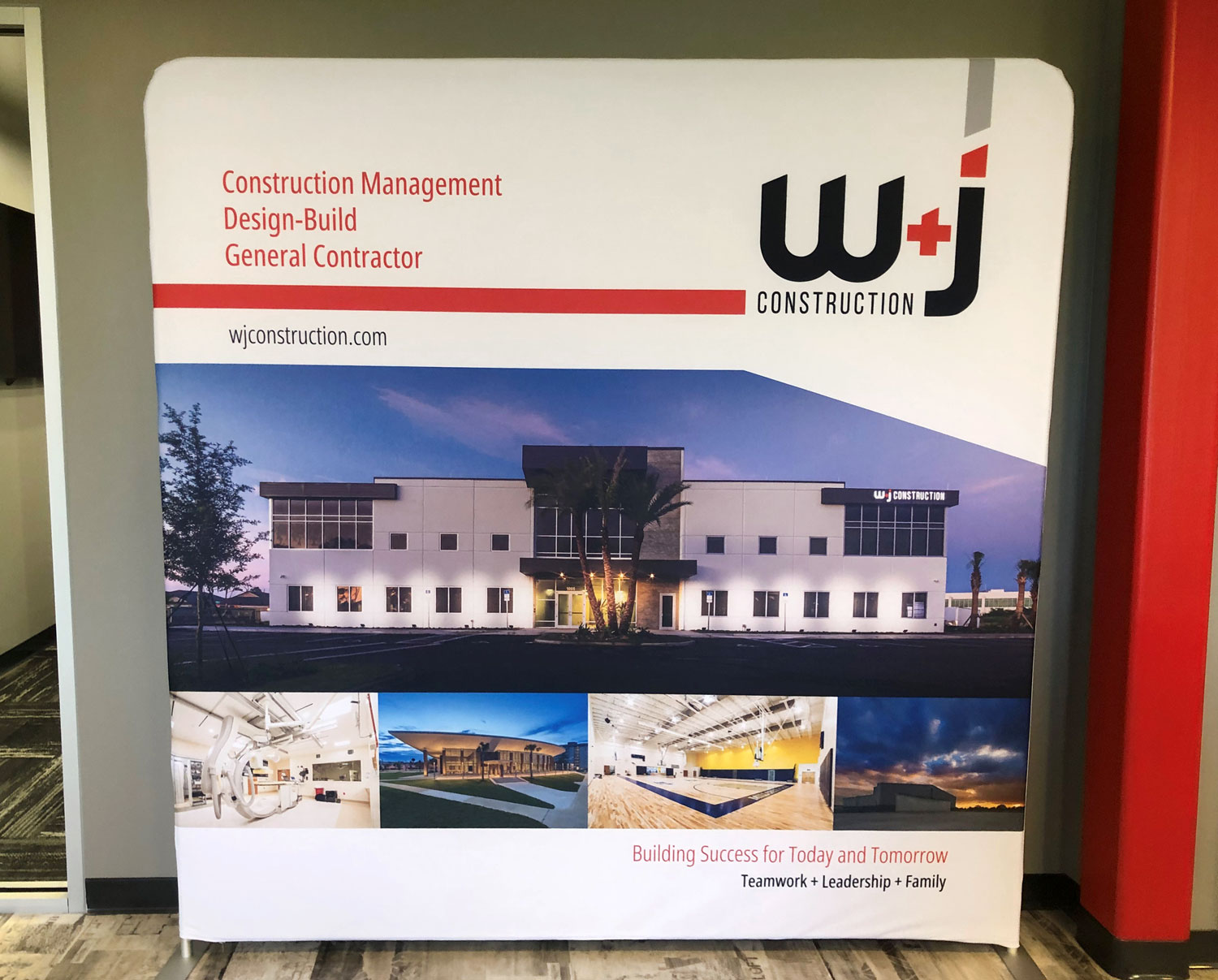 Trade Show Banner: W&J Construction