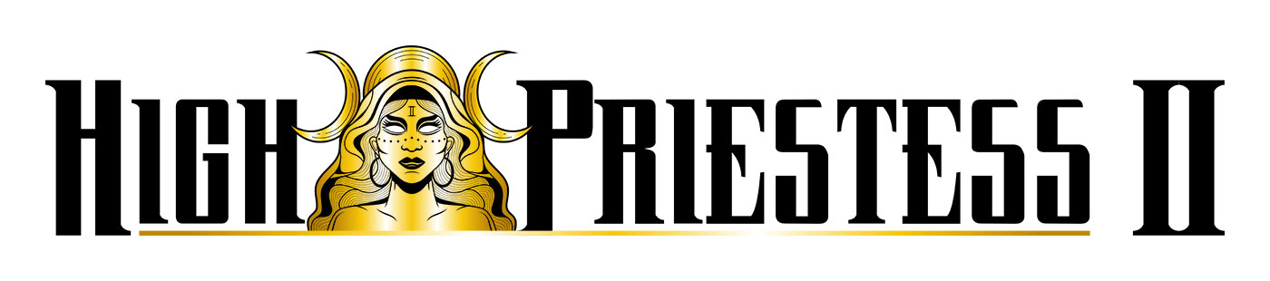 Horizontal Logo Design: High Priestess II