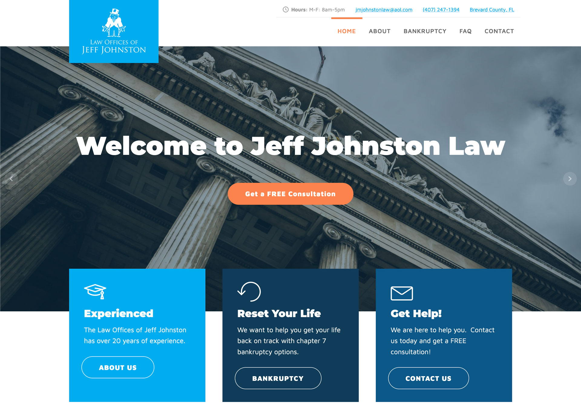 New Website: Law Offices of Jeff Johnston