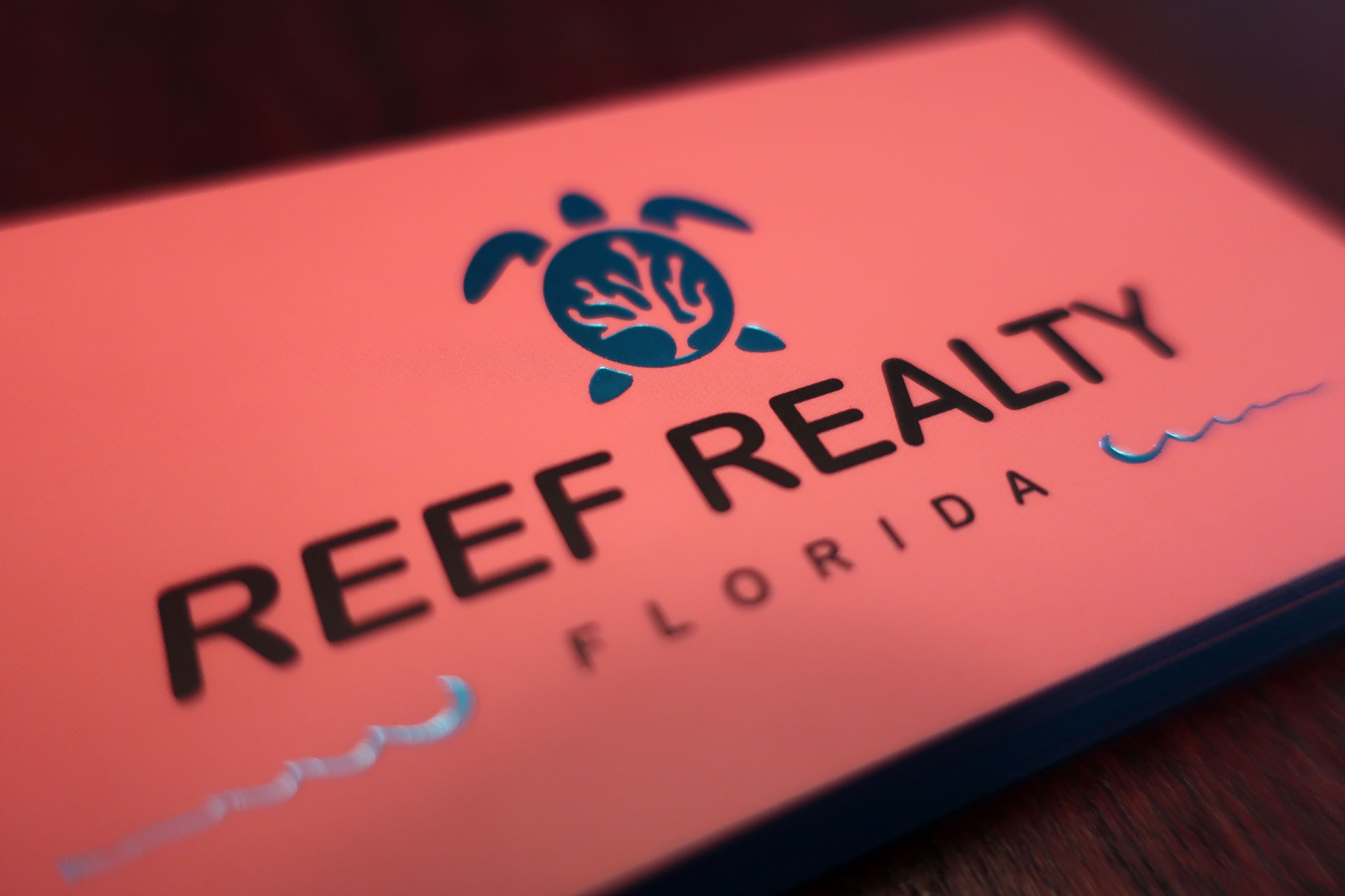 Reef Realty: Premium Silk Business Cards 03