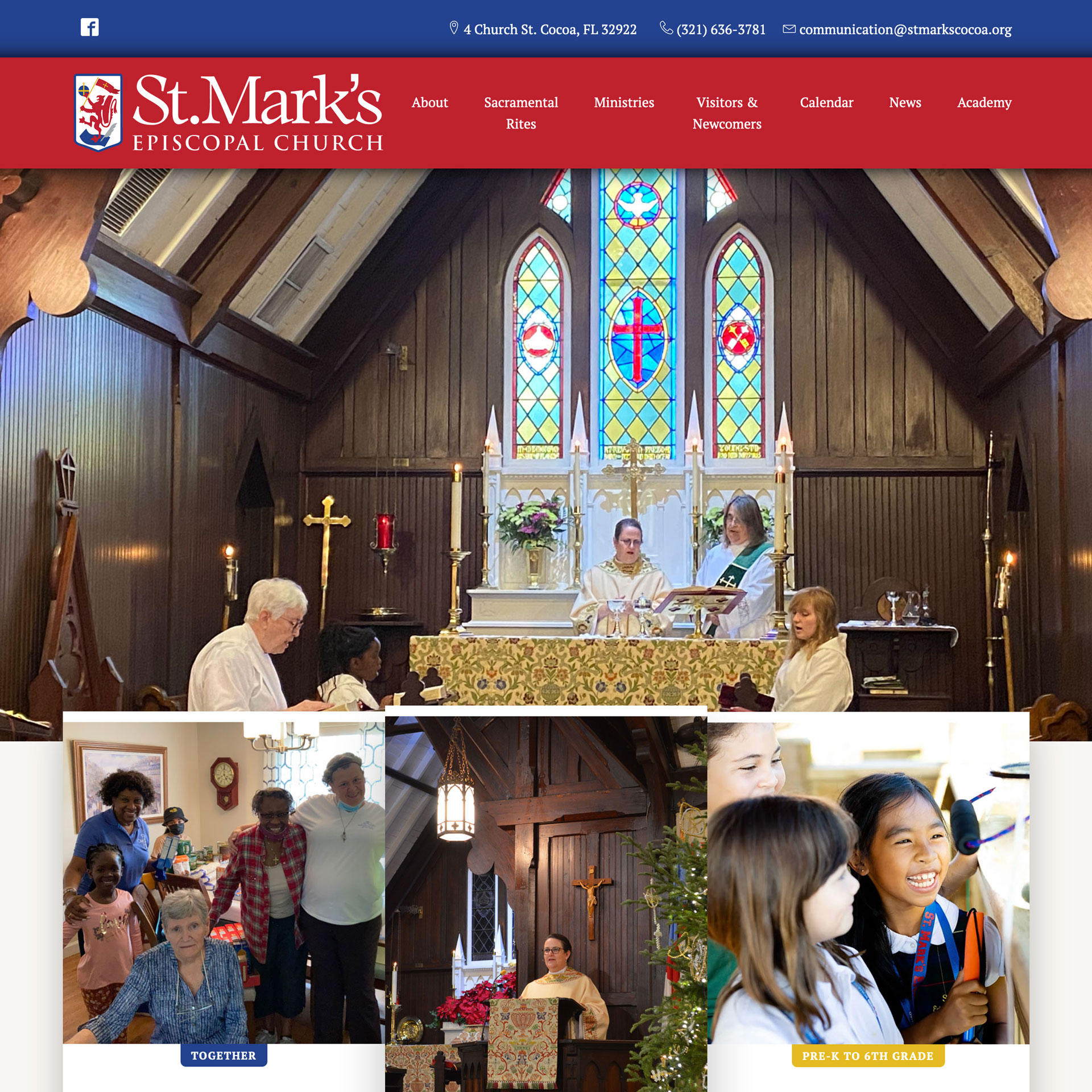 New Web Design: St. Mark's Episcopal Church