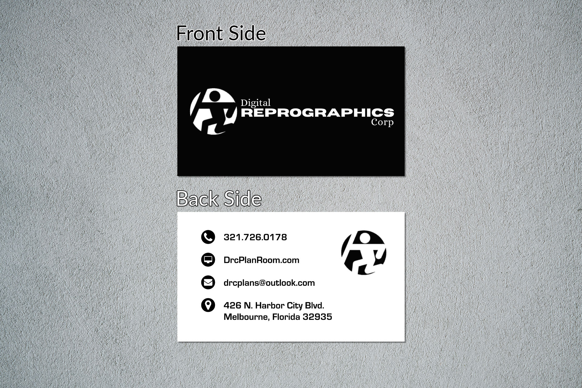 New Business Cards: Digital Reprographics Corp